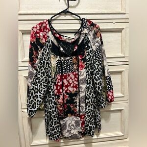 Hope Springs XXL Patchwork Blouse